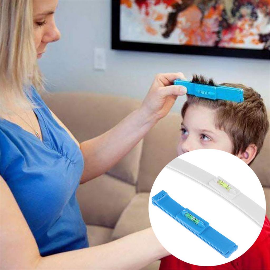 1 шт., инструмент для стрижки волос, зажим для укладки волос, хвостовая челка, линейка, обрезка, сделай сам, 1 мл