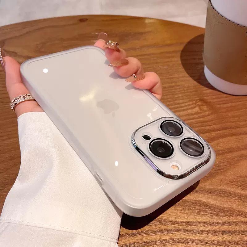 Мягкий матовый прозрачный чехол для телефона для iPhone Samsung Xiaomi Redmi Pure Color противоударный защитный чехол из ТПУ