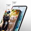 Милая мультяшная кошка Иллюстрация Для Xiaomi Mi 15 14 13 13T 12 12T 12S 11 11i 11T Pro Ultra Lite 5G Черный Мягкий Чехол для Телефона