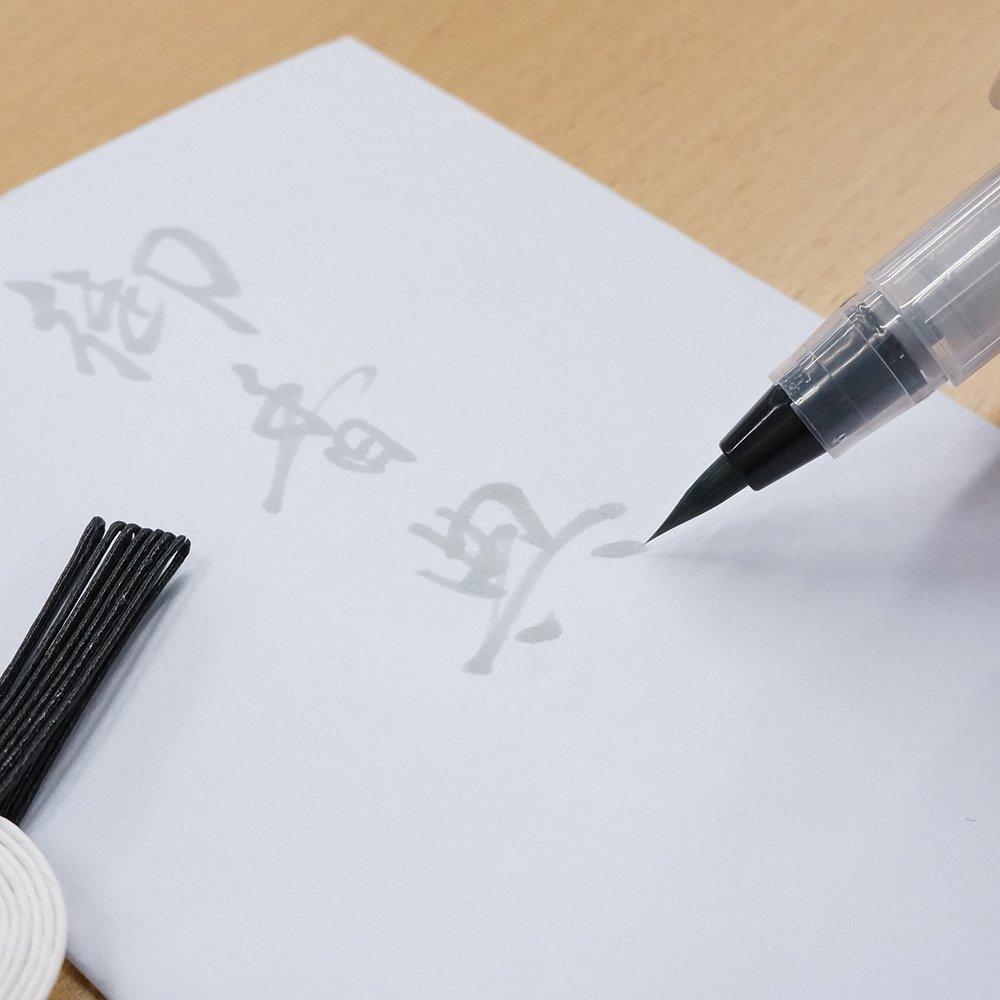 Ручка-кисть Kuretake Красивые персонажи Kanbiou Light Ink Кисть Средние персонажи XO50-091S