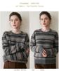 2025 Autumn/Winter Women's Versatile Cashmere Slimming Round Neck Long Sleeve Pullover