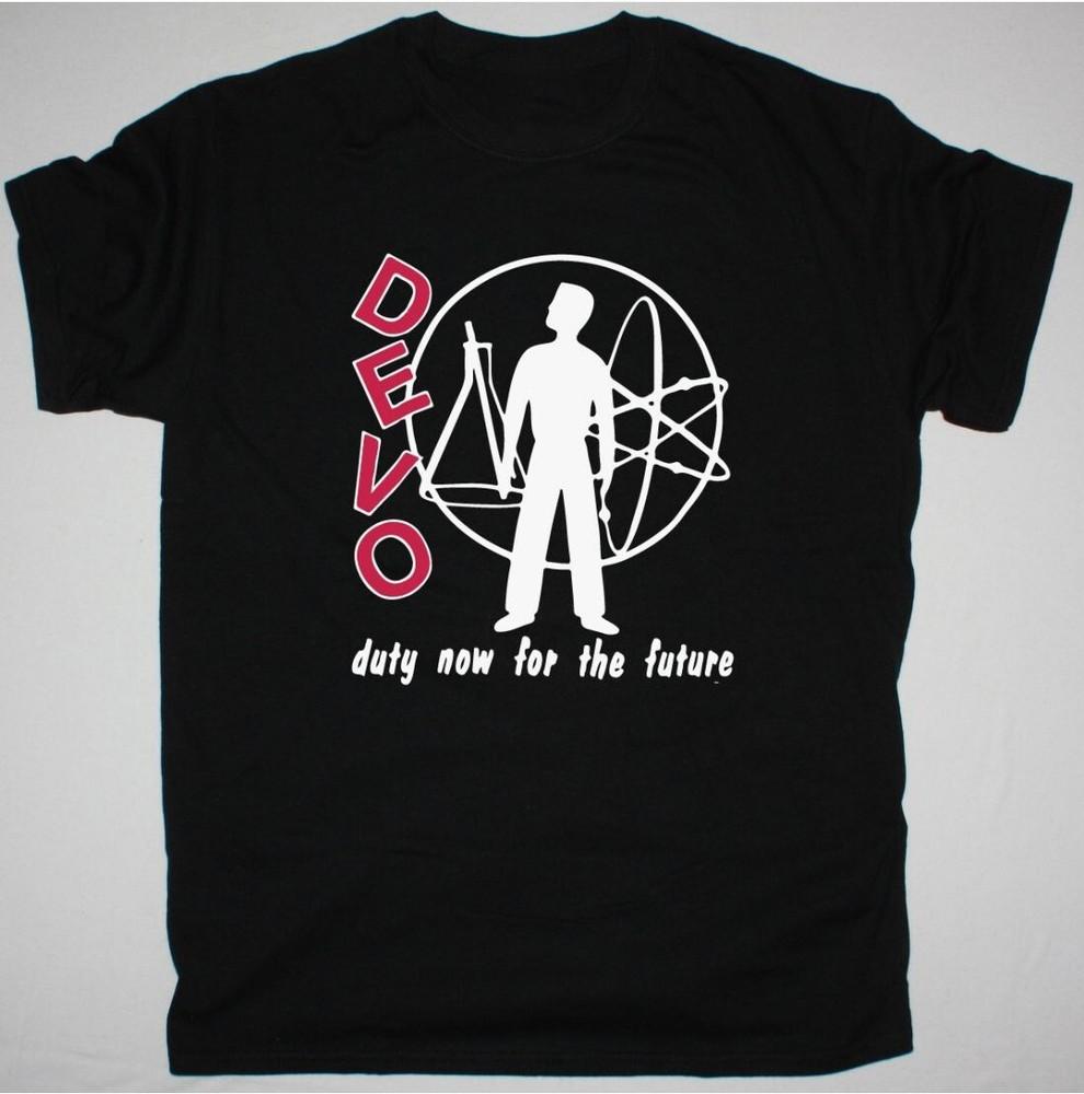 Devo band Concert Tour Men T-shirt Black Cotton All sizes Unisex T-Shirt