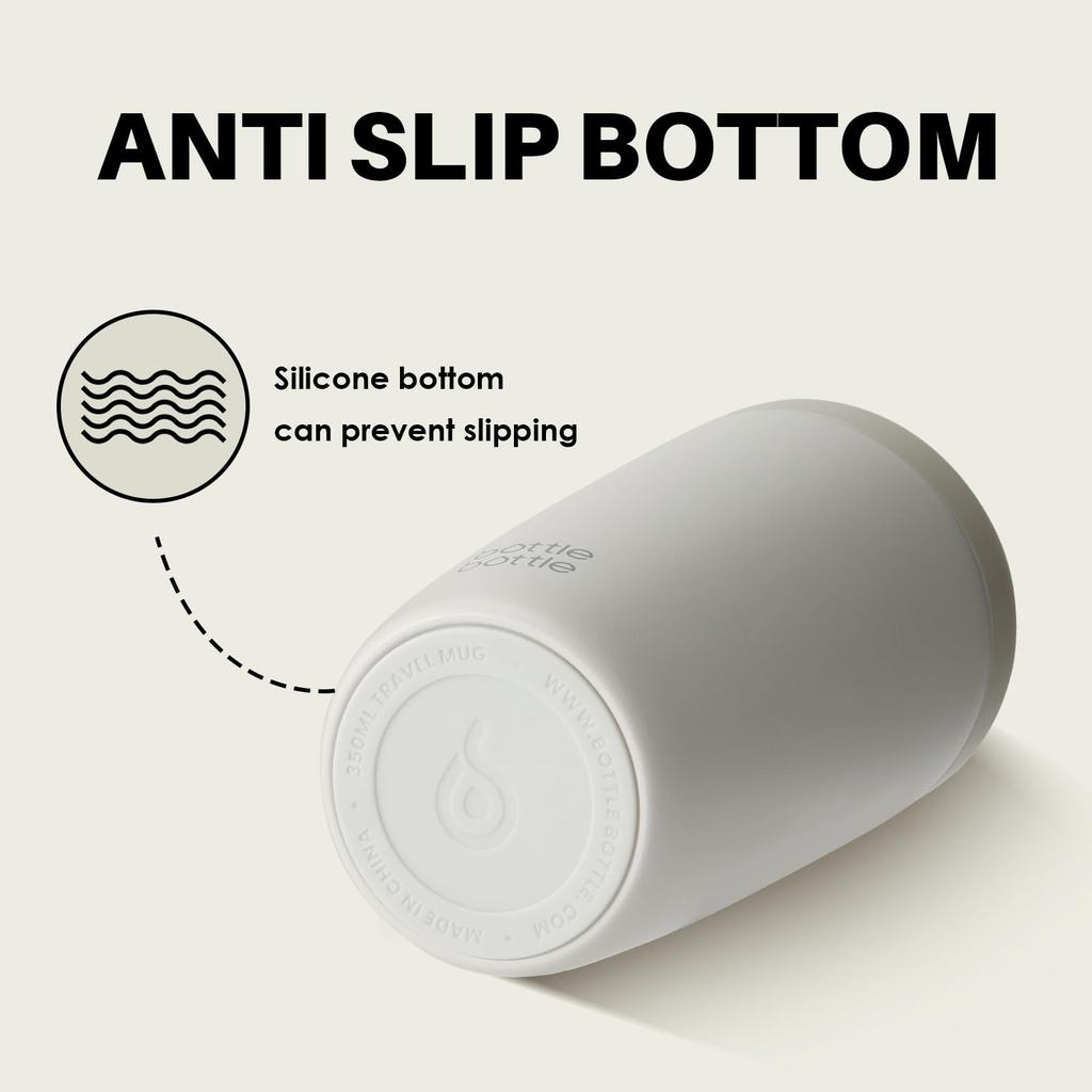 БУТЫЛКА БУТЫЛКА Тамблер 350 мл открывающийся и закрывающийся Вакуумная изоляция Термокружка Для кофе и чая Сохраняет горячим и холодным Нержавеющая сталь Портативная кружка Бутылка