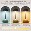 Modern Table Lamp Mushroom Shape Nightstand Lamp Touch Control LED Desk Lamp Cordless Bedside Lamp