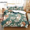 Комплект постельного белья с цветами, комплект пододеяльников, 3D постельное белье с цифровой печатью, комплекты постельного белья размера «queen size», модный дизайн