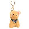 Adorable Teddy Dog Plush Keychain Cute Cartoon Stuffed Animal Bag Charm For Wedding Gifts