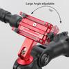 Aluminum Alloy Bike Phone Holder Spiral Telescopic Bicycle Phone Mount Four Claws Lock Bike Cell Phone Holder for 58-88mm Phone