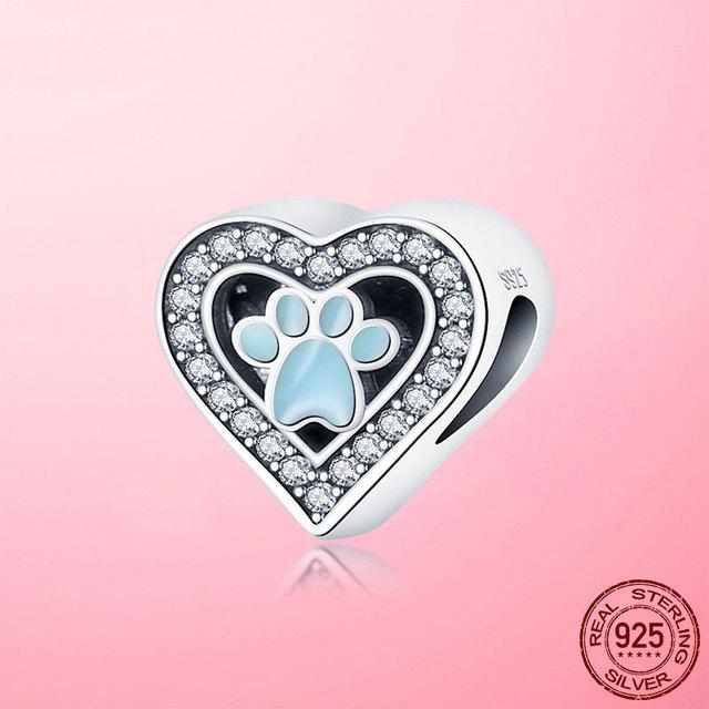 925 Sterling Silver O Pendant Love Heart Snake CZ Clip Charm Beads Fit Original Women Bracelet Bangle Silver 925 Jewelry