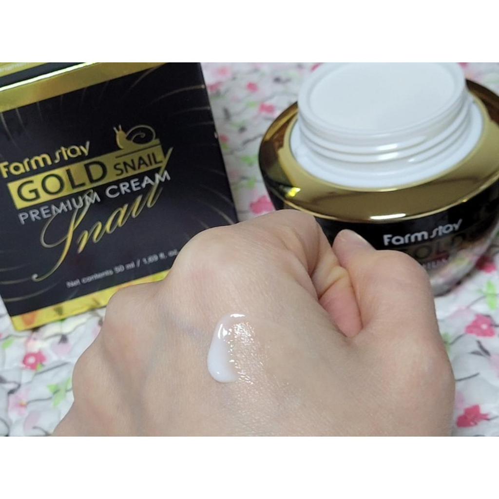 Farmstay Крем Золотая Улитка Премиум 50мл
