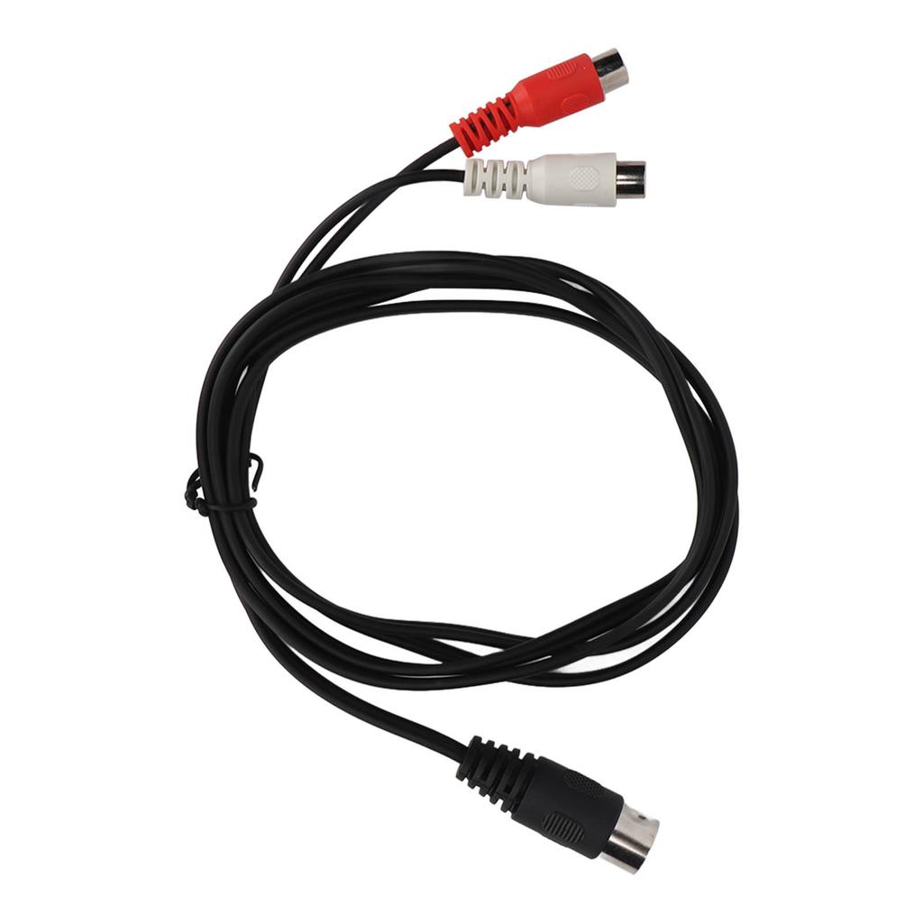DIN 5PIN Male To 2RCA Female Cable Professional RCA Adapter Cable for Old Sound Equipment 4.9ft