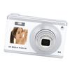 4K Digital Camera Dual HD IPS Screen 10x Optical Zoom Autofocus Retro Compact Digital Camera with Telescopic Lens for
