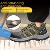 Men's Steel Toe Summer Work Safety Shoes: Breathable, Anti-Smash, Anti-Puncture