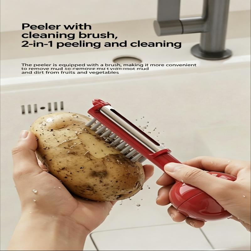 Multi Functional Vegetable Peeler 3 In 1 Julienne Fruit Peeler Tool For Quick Kitchen Salad Prep And Cooking