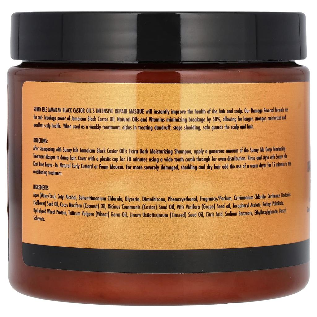 Jamaican Black Castor Oil, Intensive Repair Mask, 16 Fl Oz