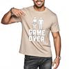 Big Size Tee Soft For Unisex Summer T Shirt Oversized Game Over With Pregnant Woman And Man Classic Unisex Teeshirt Funny Tshirt