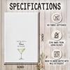 Martini Kitchen Towels,Funny Martini Dish Towels,Martini Gifts for Women,Martini Decor for Party Kitchen Bar Pub,16X24 Inches