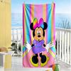Minnie Mouse Party Decorations Beach Towel Super Soft & Absorbent Comfortable Lightweight Perfect for Traveling Yoga Camping and Swimming