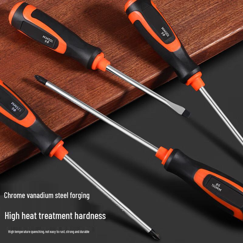Deli 304 Stainless Steel Flathead Screwdriver