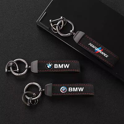 С Логотипом Авто Ключевые Аксессуары Мужской Замшевый Брелок Брелок Для BMW iX1 i7 F07 F48 F39 F34 F40 F45 F46 G30 G20 G32 E70 E71 E66 E65