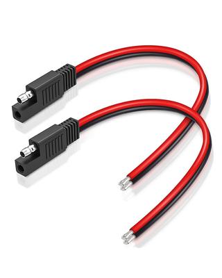 ТОТ ЖЕ РАЗЪЕМ КАБЕЛЬ-УДЛИНИТЕЛЬ С РАЗЪЕМОМ SAE 2 ШТ. КАБЕЛЬ SAE 14AWG 24В 10А Питание SAE