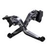 Nakira Brake and Clutch Lever Set for Zephyr Balios and Estrella 650 W800, ZZR250, 400, ZRX400, II, (Gunmetal)