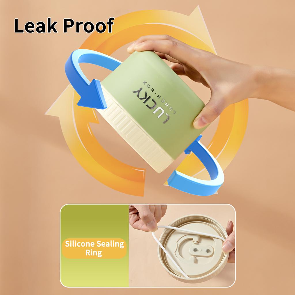 Портативный герметичный термоконтейнер для обеда для детей, складной, для микроволновой печи, из нержавеющей стали 304, изолированный пищевой контейнер