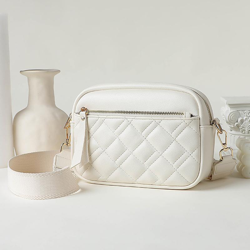 Women Bags Small Handbags Purse Plaid Design Crossbody Bag Casual Shoulder Bag Square Zipper Bag For Ladies KTY