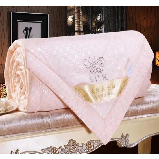 VESCOVO Летнее тонкое одеяло размера квин из шелка тутового шелкопряда 200*230 Односпальный пуховый пододеяльник 150*200