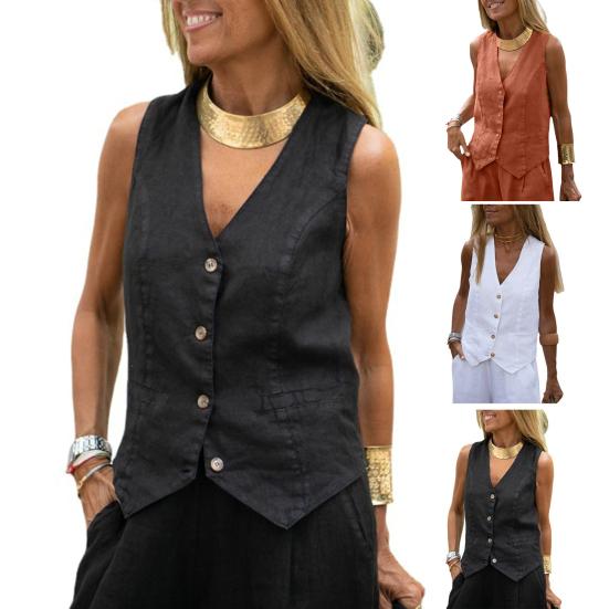 Мужской жилет-стойка с v-образным вырезом, однобортный однобортный однотонный кардиган, сохраняющий тепло, жилет в повседневном стиле, топы, осенне-зимний жилет без рукавов, женская куртка