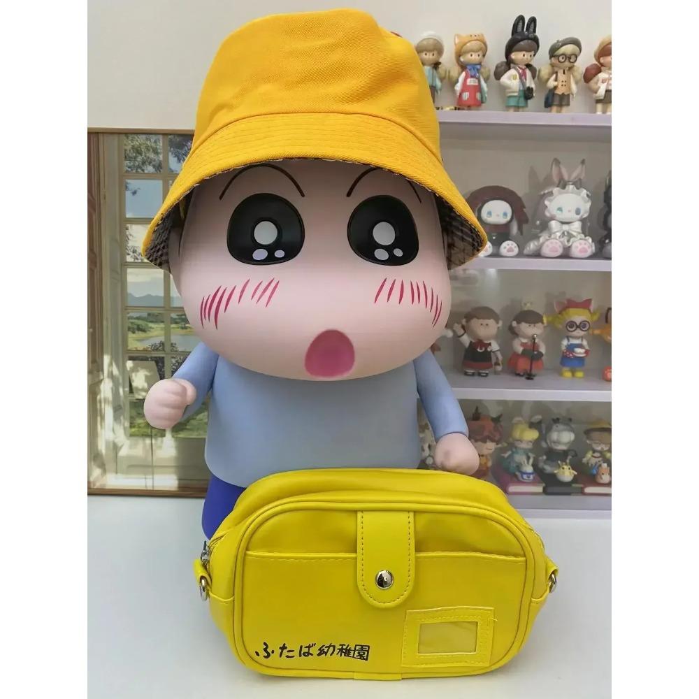 Crayon Shin-Chan Figure Anime Figures Model Personalized Creative Figures 1:1 Large Vinyl Superman Shinchan Figure Ornaments Toy