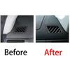 Для BMW X3 E83 2006-2010 Декоративная накладка на верхний воздуховод приборной панели из настоящего углеродного волокна