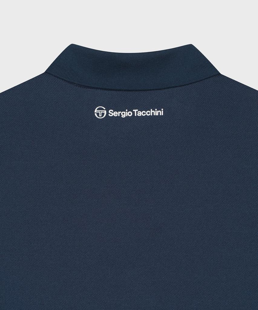 Женское платье-поло из пике SERGIO TACCHINI (военно-морской флот)