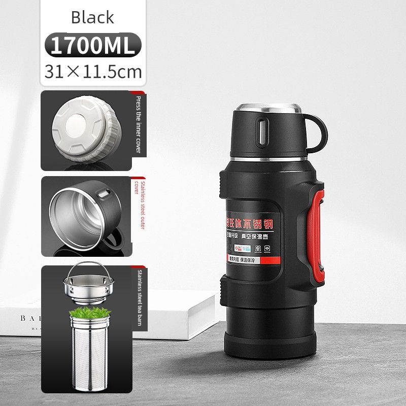 New Arrival 316 Stainless Steel Thermal Pot Large Capacity Vacuum Cup Outdoor Car Portable Kettle Household Kettle 6L
