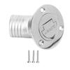 Boat Deck Filler 45 Degrees 316 Stainless Steel 38mm Flip Fill Cover with Keyless Cap for Marine Yacht