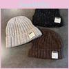 Patch Fashion Letter Knit Beanie Women Accessory For Winter Warmth Comfort And