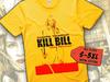 Футболка Kill Bill V28 Винтажная ЖЕЛТАЯ футболка Цифровая печать DTG Размеры S M L XL 2XL 3XL 4XL 5XL