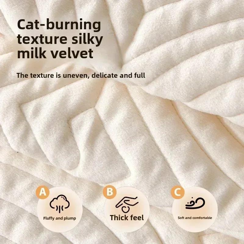 Плотные чехлы для дивана в гостиную, противоскользящие, однотонные, плюшевые маты для дивана, L-образные, универсальные подушки для дивана, защита мебели