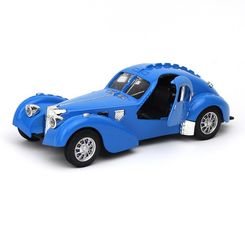 1:28 Vehicle Model Super Classic Pull Back Toy Car Educational Collection Door Open Car Model Gift Children Gift Car for Bugatti