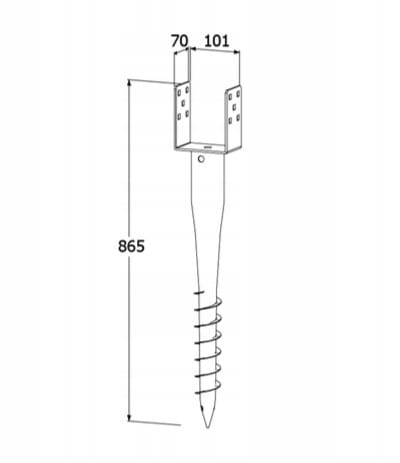 Steel Pole Base Auger