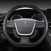 Для Peugeot 508 2011 2012-2017 2018 508 SW 2011-2018 Автомобильный чехол на руль из микрофибры, кожа D-образной формы, авто