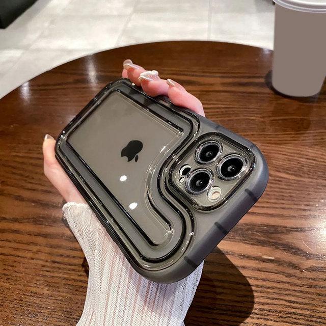 Acrylic Transparent Phone Case For Iphone 14 13 12 11 Pro Max 14 Plus 14pro Camera Protection Shockproof Bumper Silicone Cover