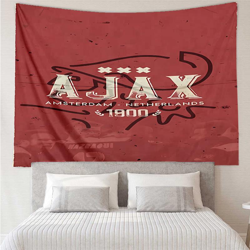 AFC Ajax Tapestry for Bedroom Aesthetic Classroom Tapestries Wall Hanging for Living Room Dorm Office,Ideal Creative Gift