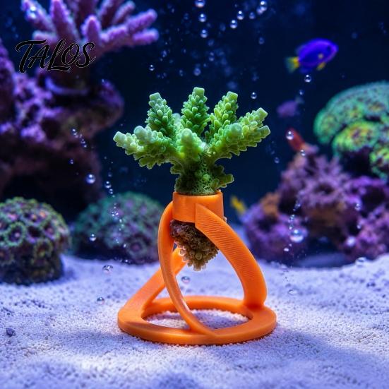 Аксессуары для ландшафтного дизайна морских аквариумов 5 шт. Держатели для фрагментов кораллов, Вкладыши для аквариума, Держатели для песчаного дна без клея, Крепления-стойки, для кораллов SPS LPS Zoanthid, Морская вода