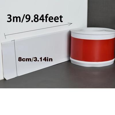 3M Настенный плинтус, Отделка плинтуса, Гибкая самоклеящаяся отделка для плинтуса, Дизайн «Очисти и приклей», Декоративная угловая отделка для ремонта дома