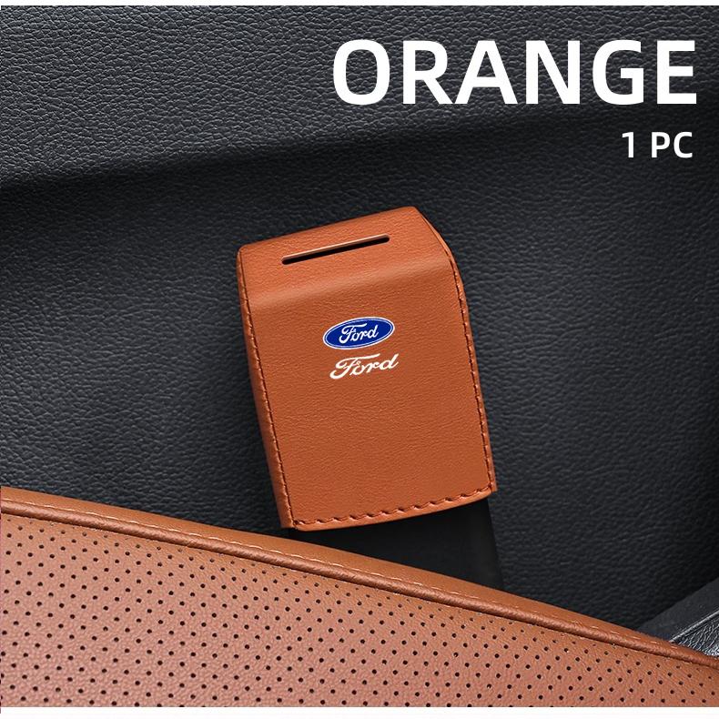 For Ford Mondeo Focus Explorer Escape Kuga Everest Bronco F-150 Ranger Transit Car Seat Belt Buckle Base Protective Cover