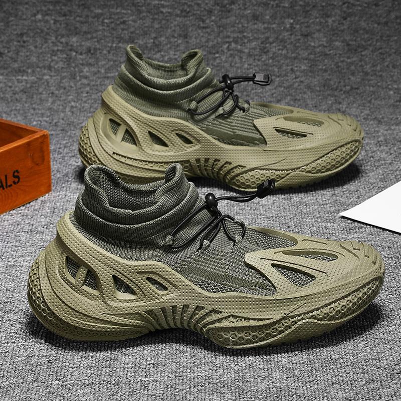 Новая мужская повседневная спортивная обувь Новая Удобная Дышащая Сетчатая подкладка Летний сезон Мужская обувь Универсальная Модная обувь для скейтборда