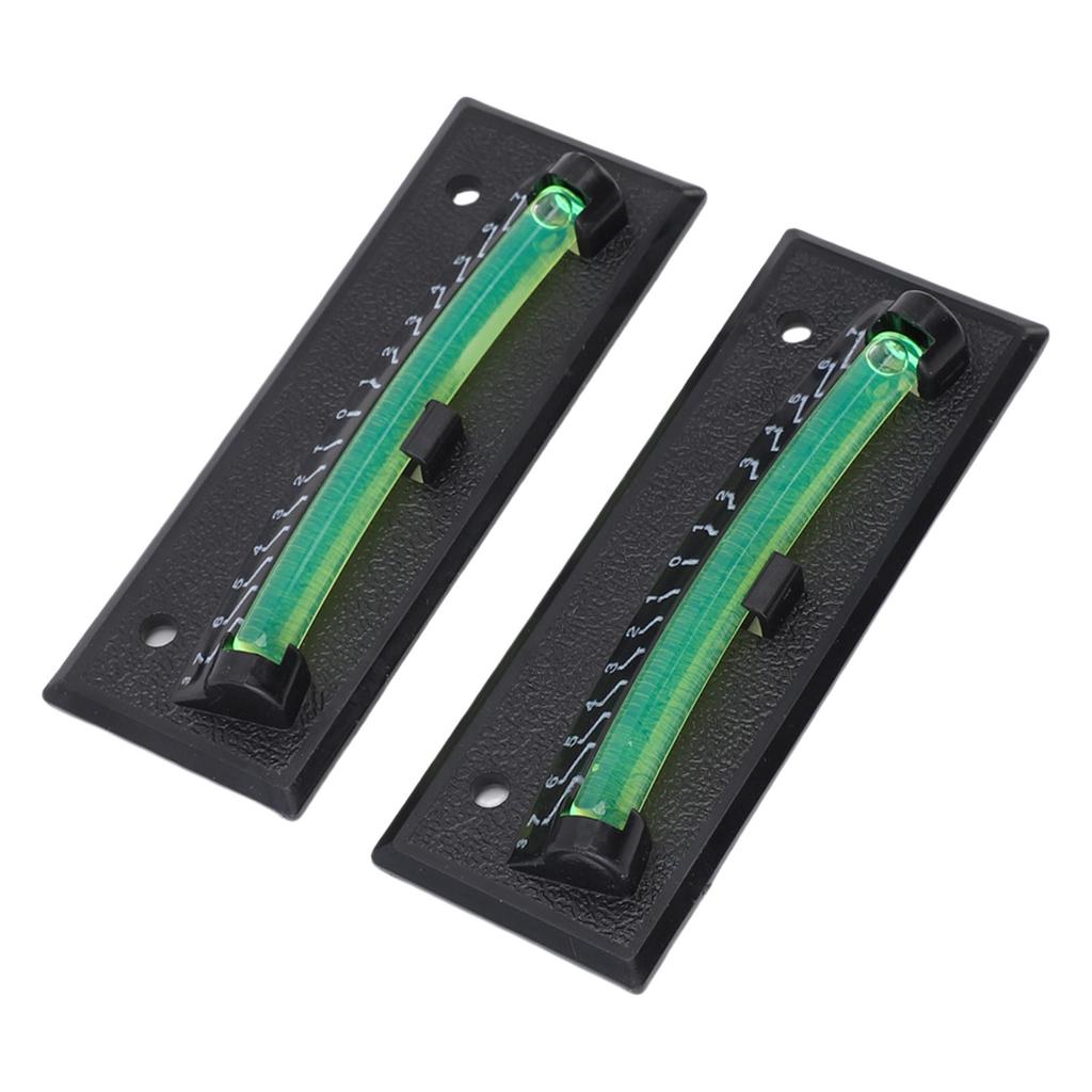 2pcs RV Bubble Level Long Lasting 2 Mounting Methods Accurate RV Bubble Leveling System for Trailer
