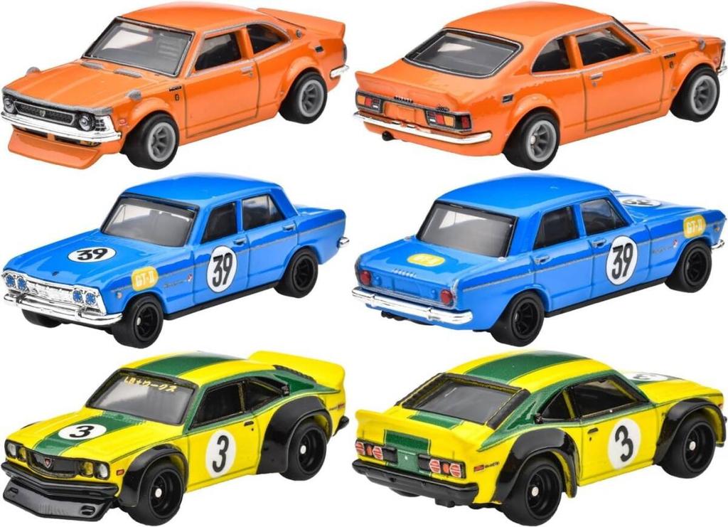 Hot Wheels 2024 Car Culture Japan Historics 4 Nissan Skyline Toyota Honda Набор из 5 машин 240Z, Levin, Mazda