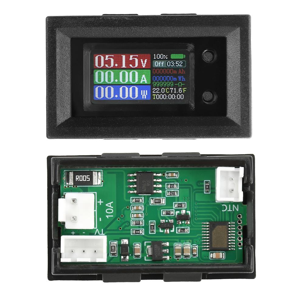 DC 4-30V 9 в 1 10A/50A /100A Цифровой вольтметр амперметр, измеритель напряжения, тока, мощности, энергии, батареи, электроэнергии, детектор