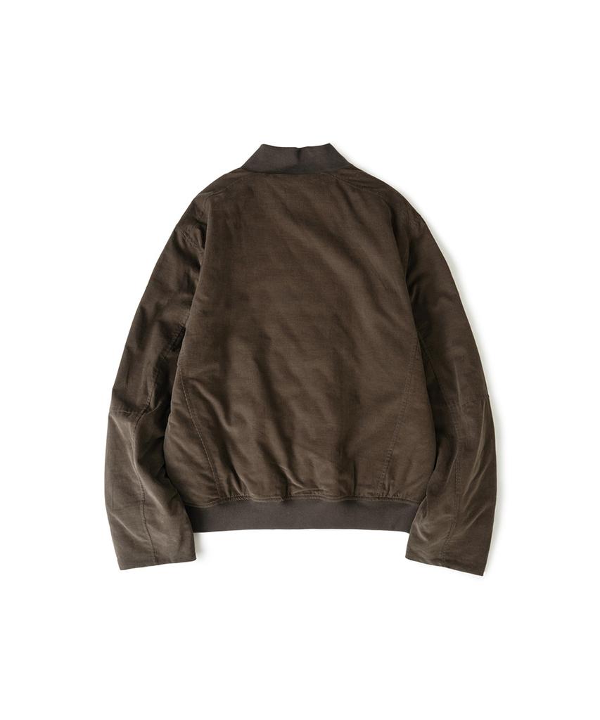 HATCHINGROOM Tanker Jacket Corduroy Dark Brown